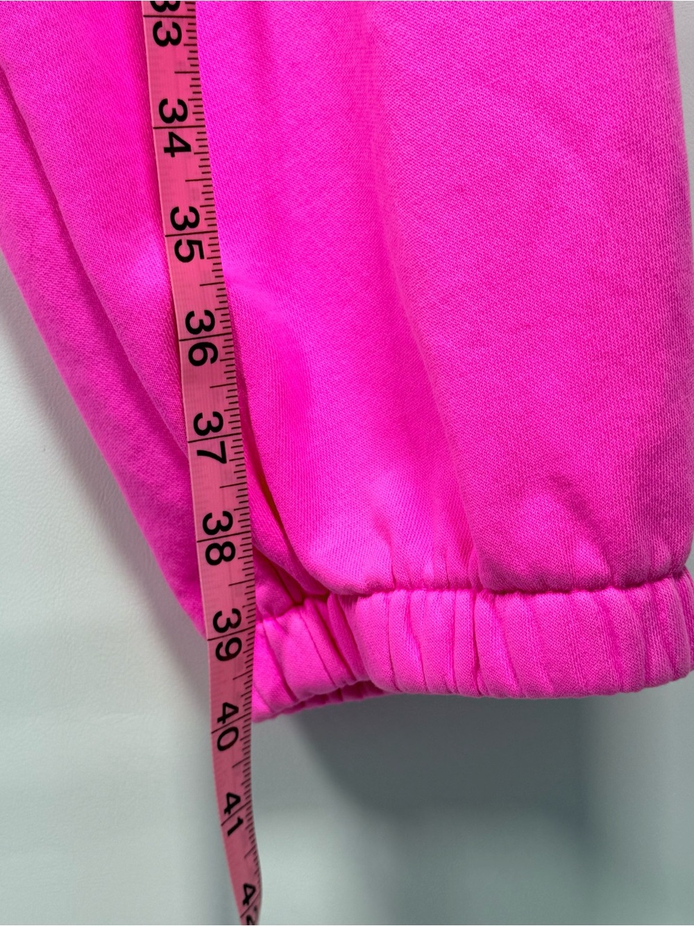 GAP Bright Hot Pink Fleece Pockets Sweatpants *SEE MATCHING HOODIE IN CLOSET* - Picture 6 of 7